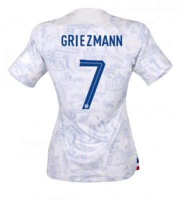 Francja Antoine Griezmann #7 Koszulka Wyjazdowych Kobiety MŚ 2022 Krótki Rękaw